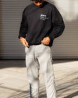 Grace Looks Good on You | Black + White Print Sweatshirt