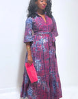 Ada Purple Everyday Polo Dress - Hyphen Capsule Collection