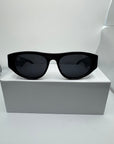 Ejisu All-Black Statement Sunglasses