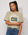 The Yard Essentials - Coppin State University - Full Circle Oversized T-Shirt