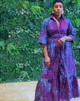 Ada Purple Everyday Polo Dress - Hyphen Capsule Collection