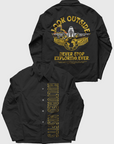 LOOK OUTSIDE COACHES JACKET (SHAQ X QUAVO X KM COLLAB) / BLACK