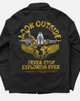 LOOK OUTSIDE COACHES JACKET (SHAQ X QUAVO X KM COLLAB) / BLACK