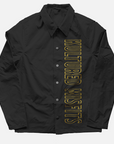 LOOK OUTSIDE COACHES JACKET (SHAQ X QUAVO X KM COLLAB) / BLACK