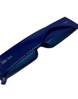 Cape Town Blue Rectangle Sunglasses