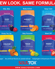 Soultox Mushroom Gummies Variety 6 Pack Bundle