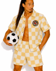 WORLD CUP "CHAMPION " SHORT SET/ GOLDEN YELLOW