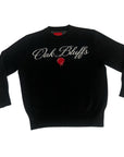 “OAK BLUFFS SIGNATURE SWEATER” BLACK