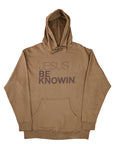 Limited Edition | Jesus Be Knowin' Toffee + Chocolate Brown Print Hoodie