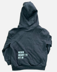 NEVER FIT in HOODIE - KIDS / TRUFFLE