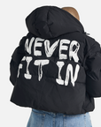 "LOVE LETTERS" W. PUFFER VEST JACKET