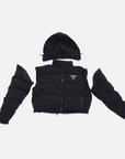 "LOVE LETTERS" W. PUFFER VEST JACKET
