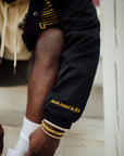 LOOK OUTSIDE COACHES JACKET (SHAQ X QUAVO X KM COLLAB) / BLACK
