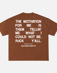 MOTIVATION T-SHIRT / CLAY