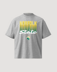 The Yard Essentials - Norfolk State University - NSU Fade Drop Shoulder Oversized Tshirt