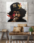 A Little Bird Whispered - Canvas & Paper Giclee