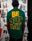 Be Out Day - Outside Definition - Green Tee - BOD2024