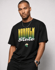 The Yard Essentials - Norfolk State University - NSU Fade Drop Shoulder Oversized Tshirt