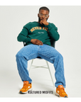 NEVER FIT in VINTAGE CREWNECK / FOREST GREEN