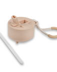 TAN STRAW LID