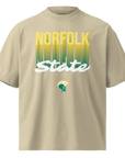 The Yard Essentials - Norfolk State University - NSU Fade Drop Shoulder Oversized Tshirt