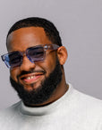 Pretoria Crystal Blue Sunglasses