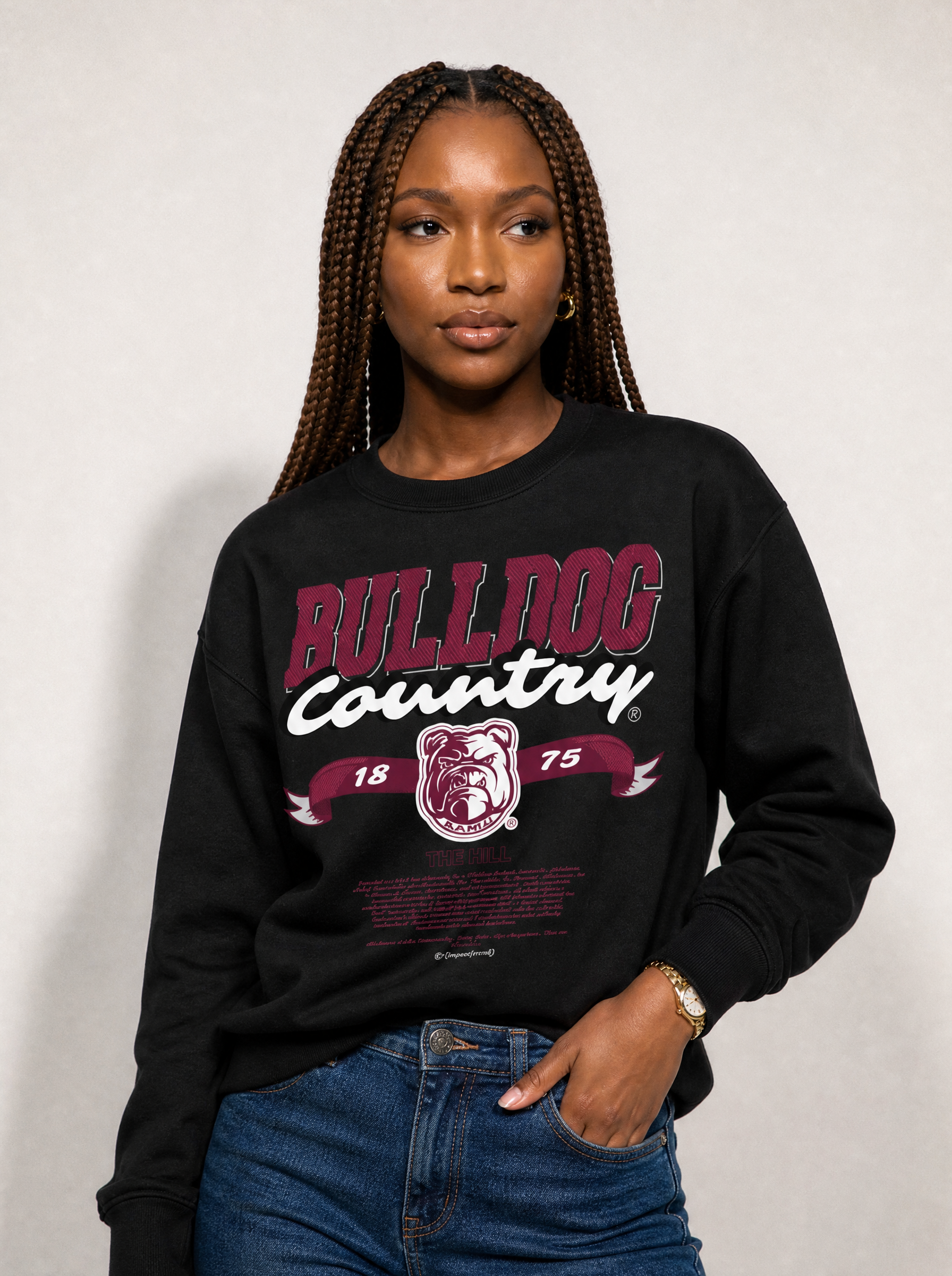 Dungeon Forward - Alabama A&amp;M University - Bulldog Country - Classic Sweatshirt