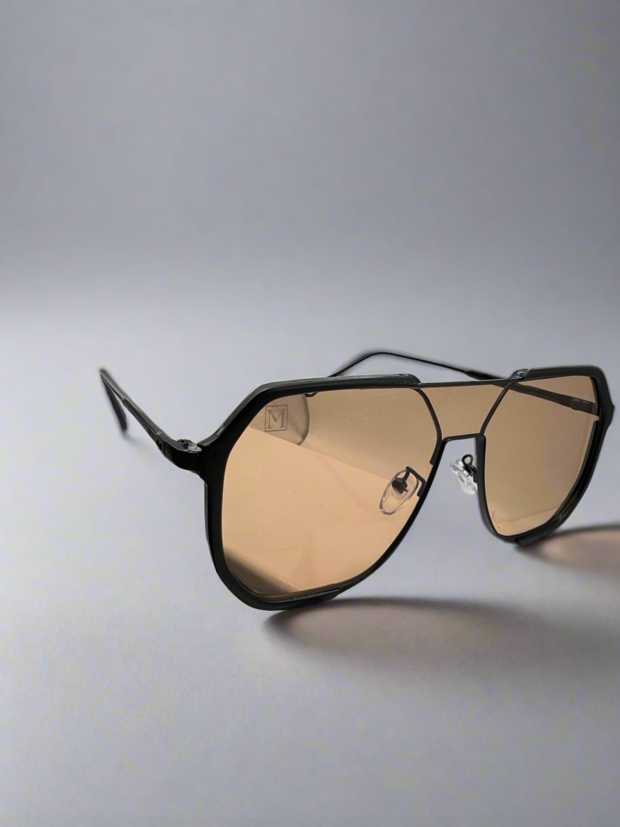 Abidjan Gold Aviator Sunglasses