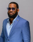 Pretoria Crystal Blue Sunglasses