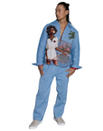 HANKINS PARK TENNIS "LADY in BLOOM"/ DENIM BLUE SET (DR. BYRANT)
