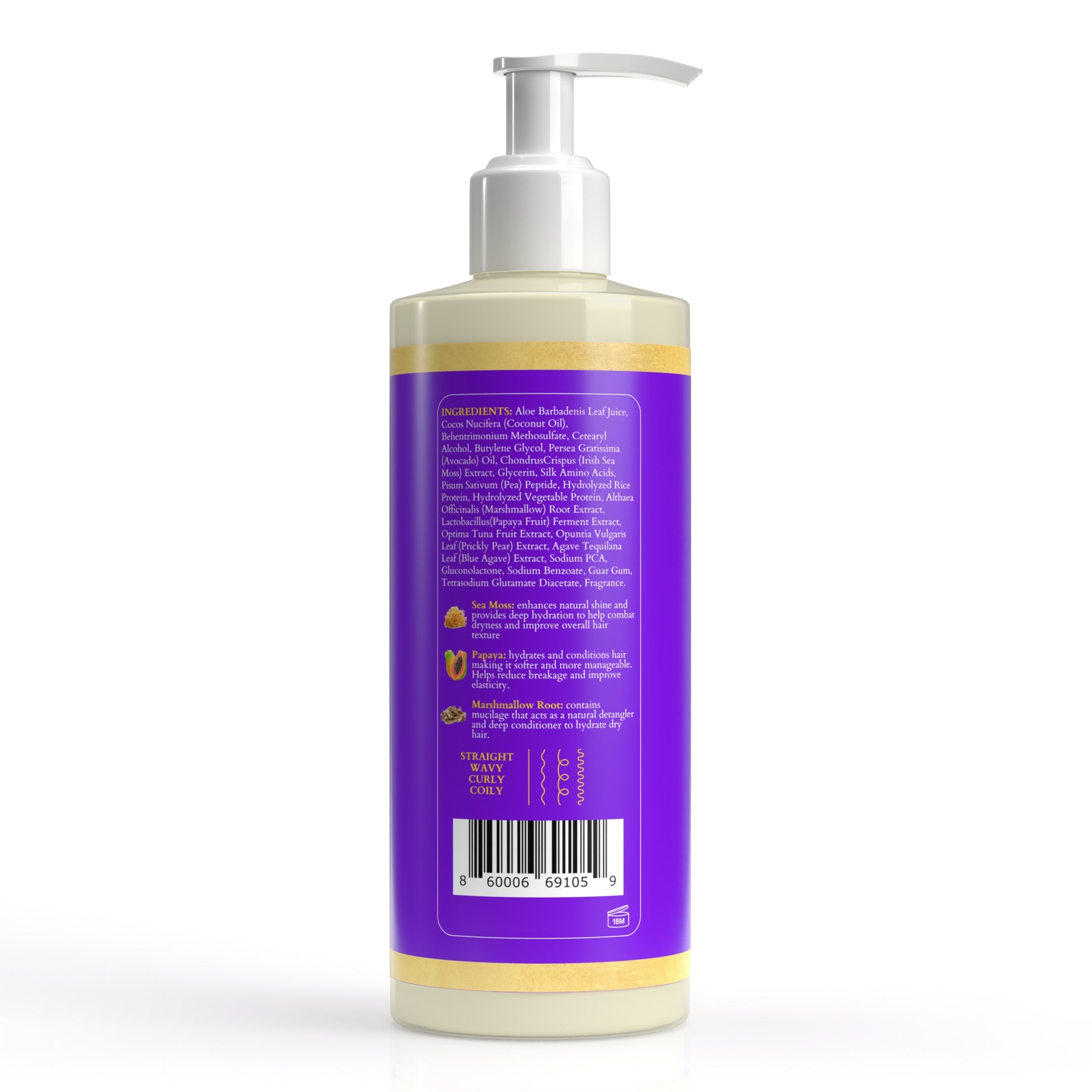 LushUs Hair Wash Day Bundle 8 Oz 3-Pack