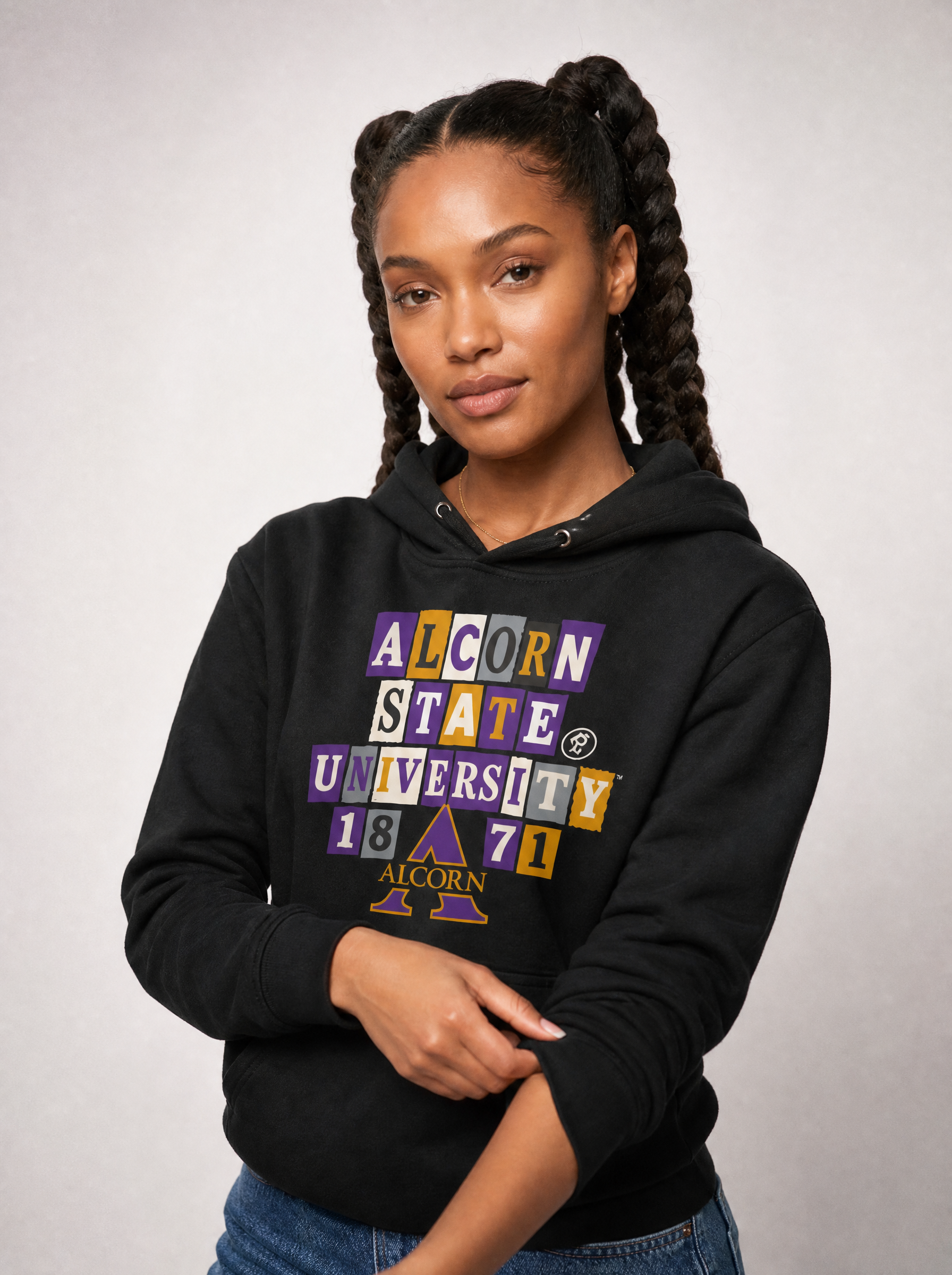 Alcorn State University - Collage Hoodie