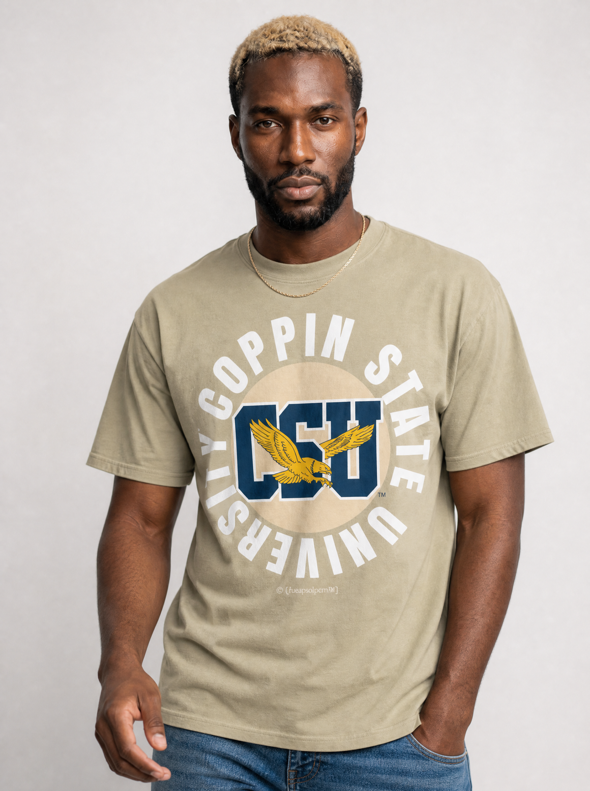 The Yard Essentials - Coppin State University - Full Circle Oversized T-Shirt
