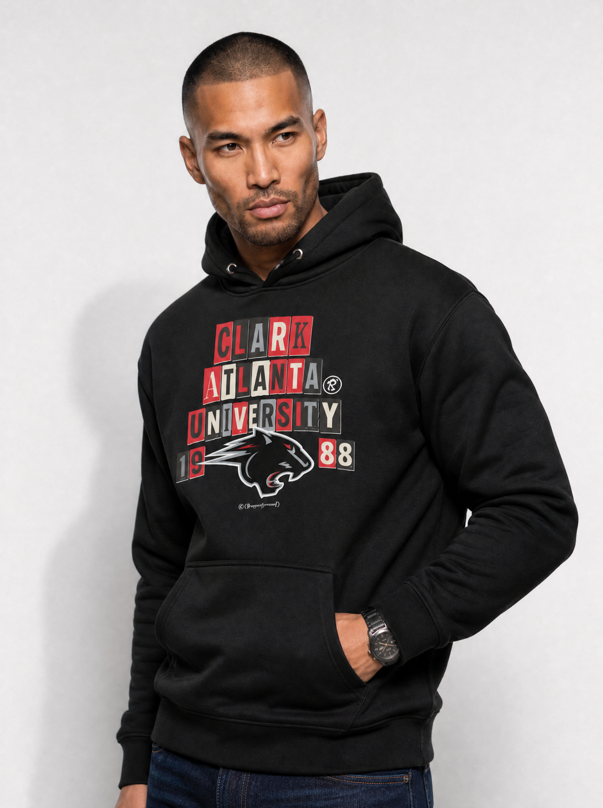 Clark Atlanta University - Collage Hoodie