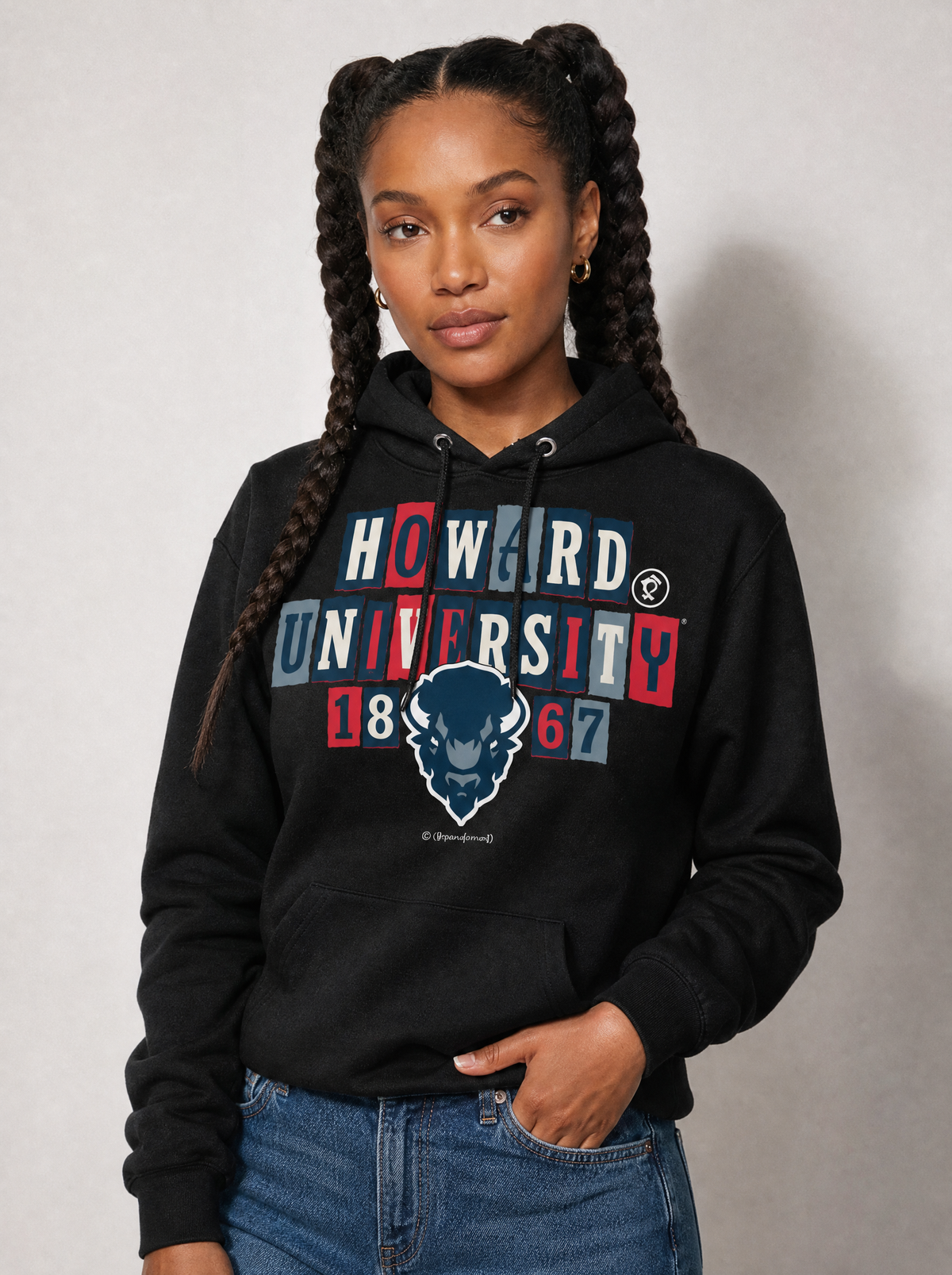 Howard University - Collage Hoodie