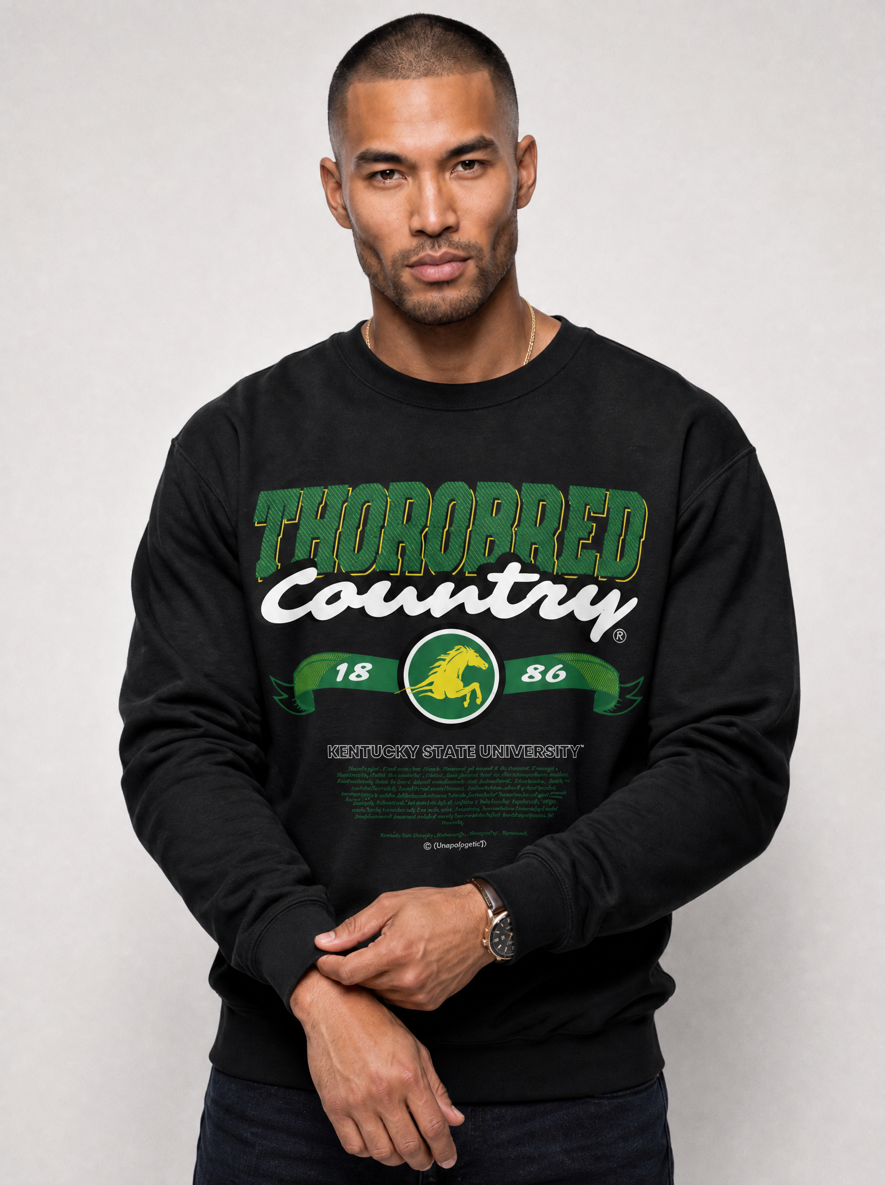 Dungeon Forward - Kentucky State University - Thorobred Country - Classic Sweatshirt