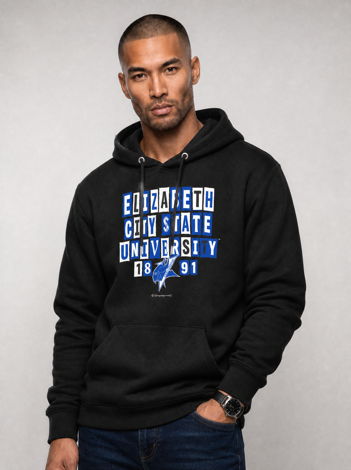 Elizabeth City State University - Collage Hoodie