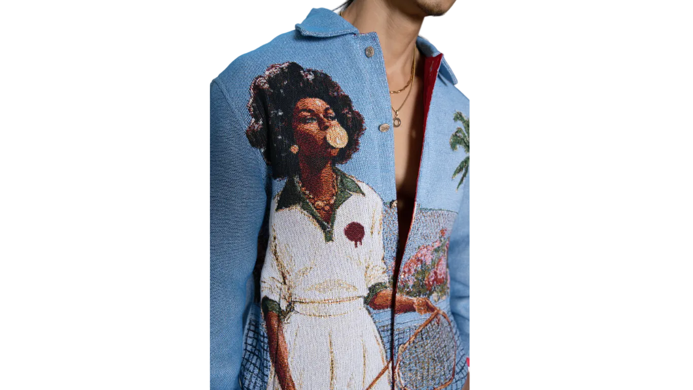 HANKINS PARK TENNIS "LADY in BLOOM"/ DENIM BLUE SET (DR. BYRANT)