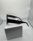 Ejisu All-Black Statement Sunglasses