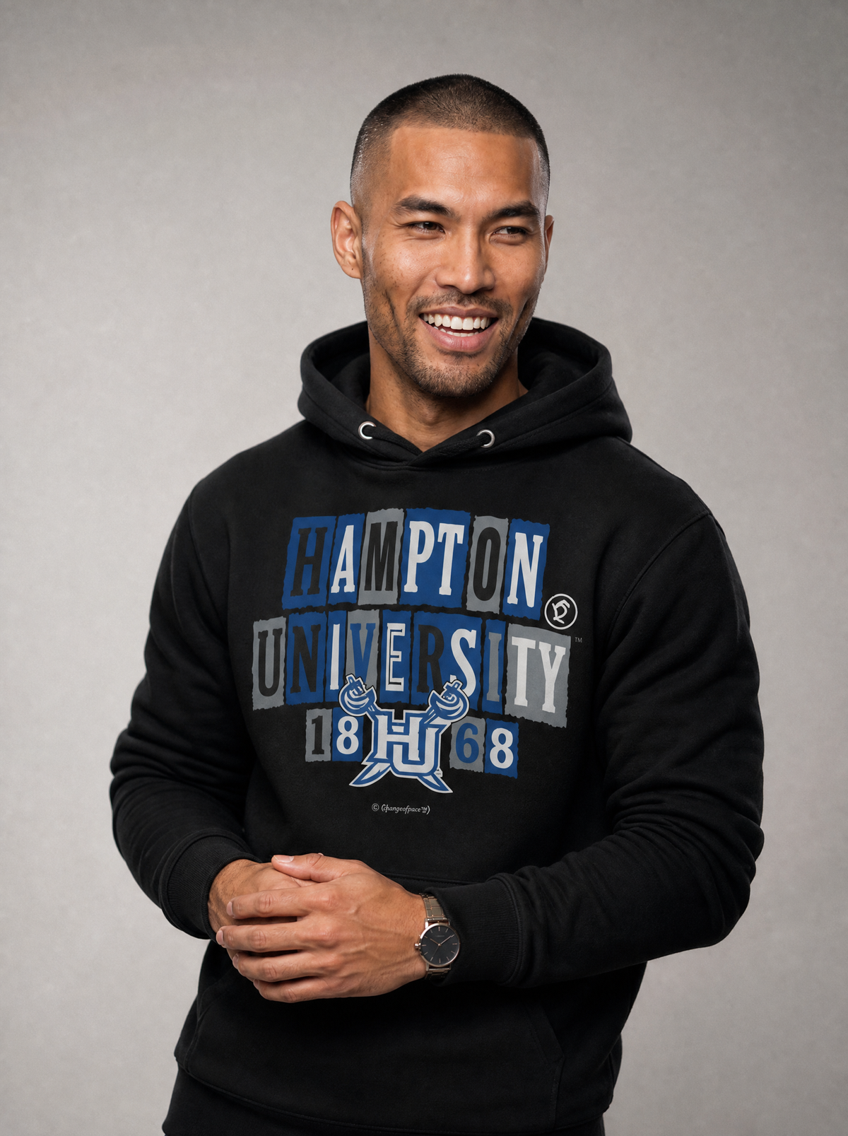 Hampton University - Collage Hoodie
