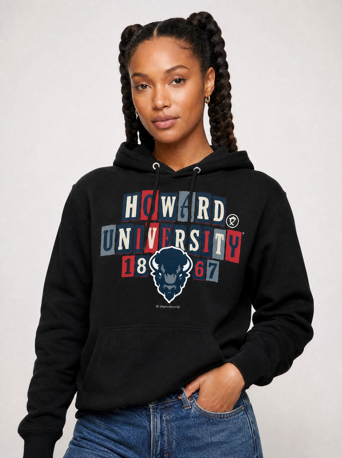 Howard University - Collage Hoodie