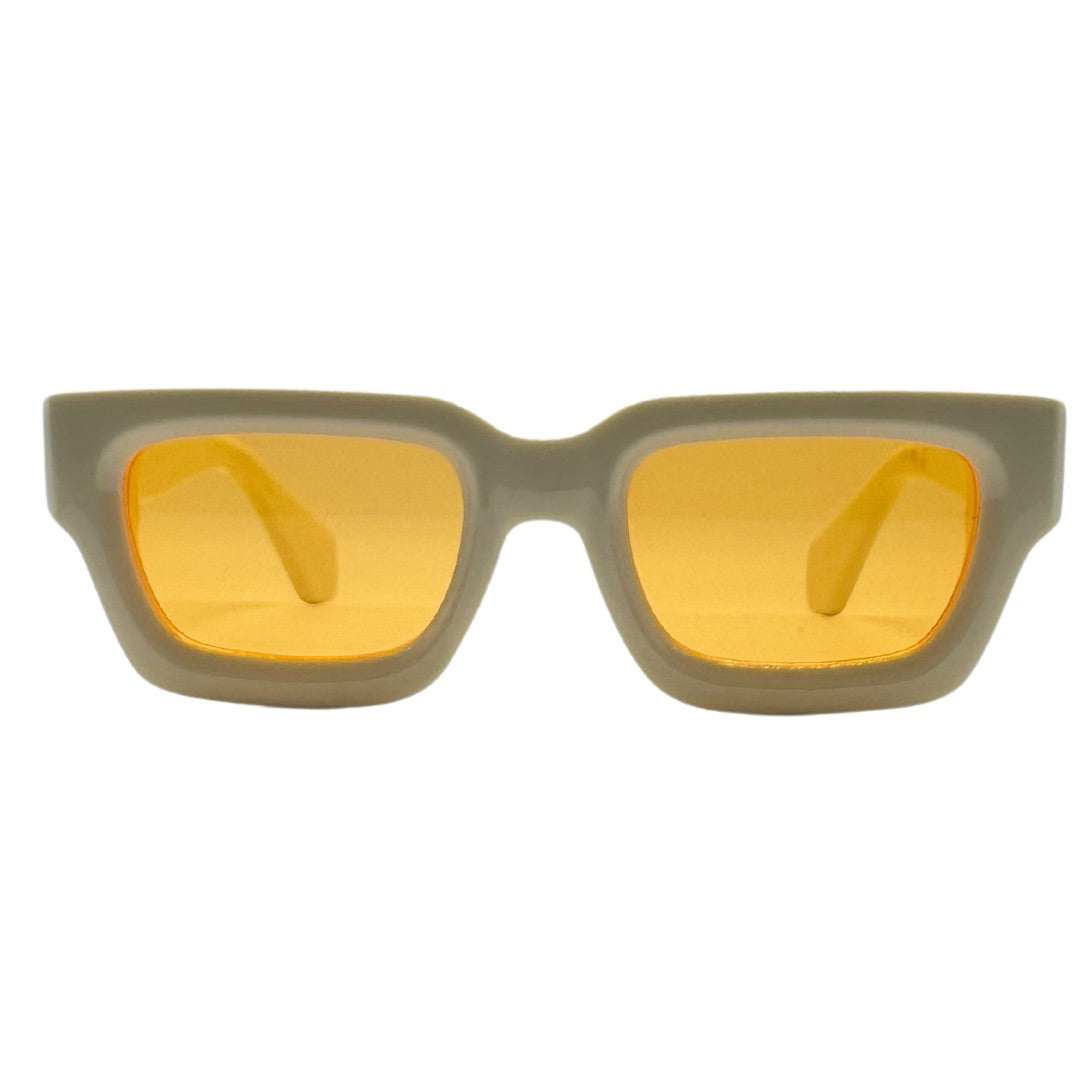 Guinea Cream Frame Sunglasses