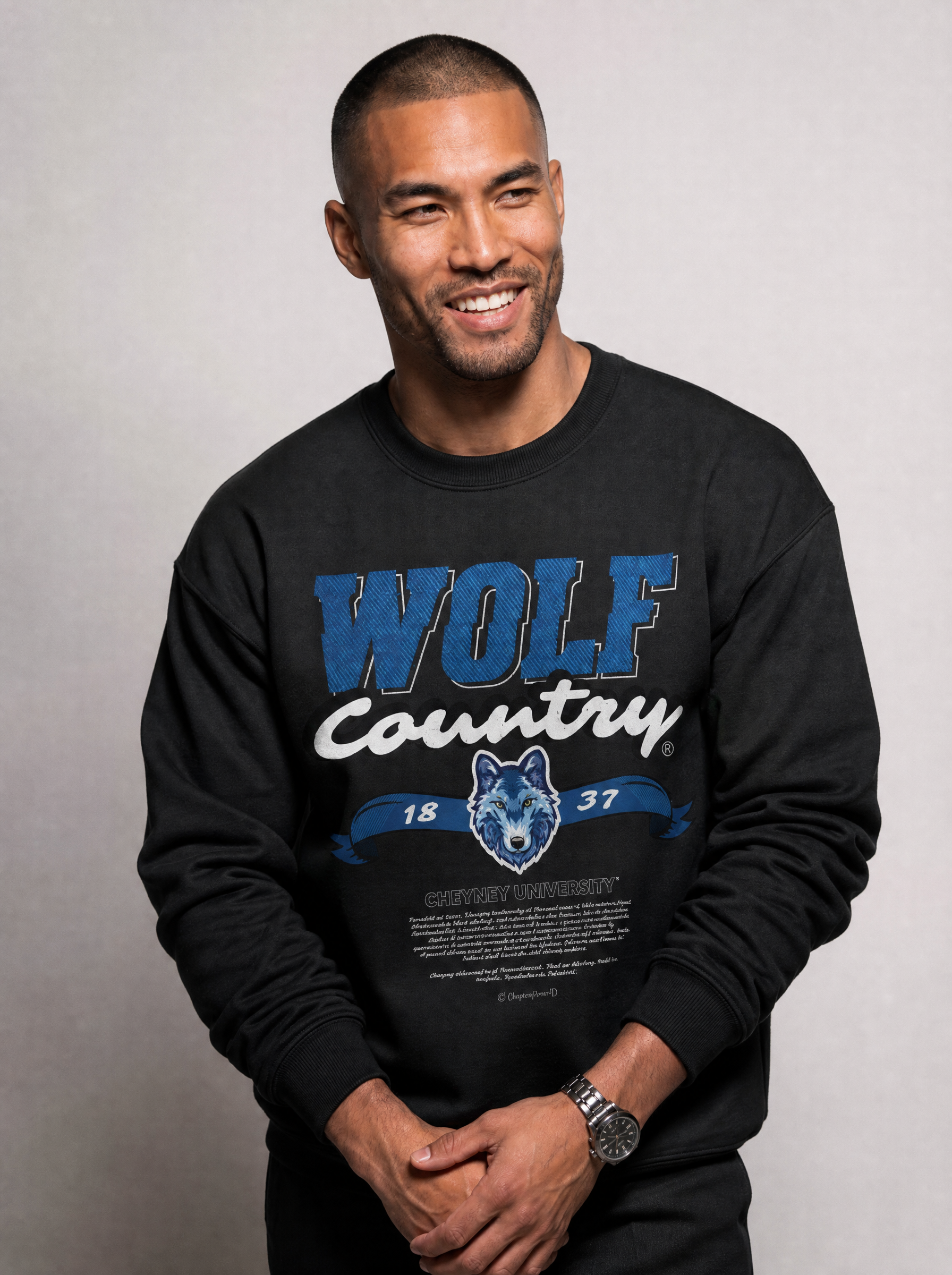 Dungeon Forward - Cheyney University - Wolf Pack Country- Classic Sweatshirt