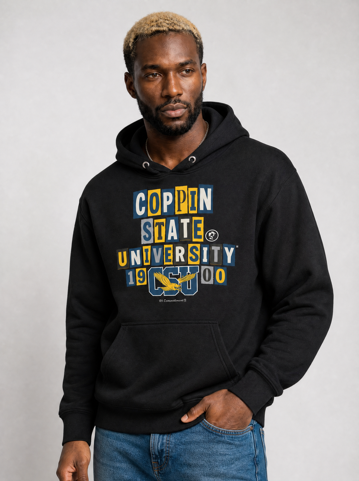 Coppin State University - Collage Hoodie