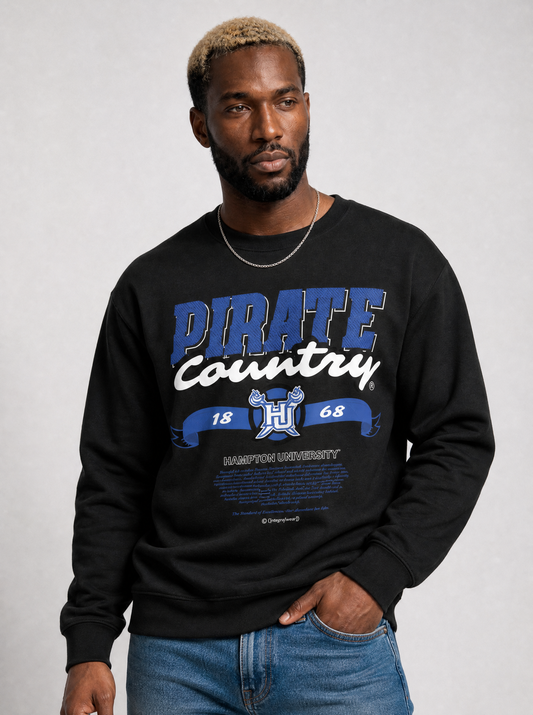 Dungeon Forward - Hampton University - Pirate Country - Classic Sweatshirt
