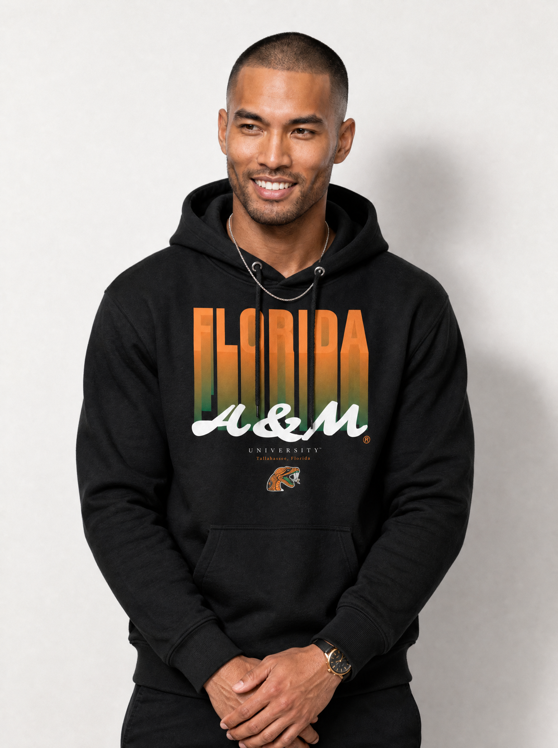 The Yard Essentials - Florida A&amp;M University - FAMU Fade Hoodie