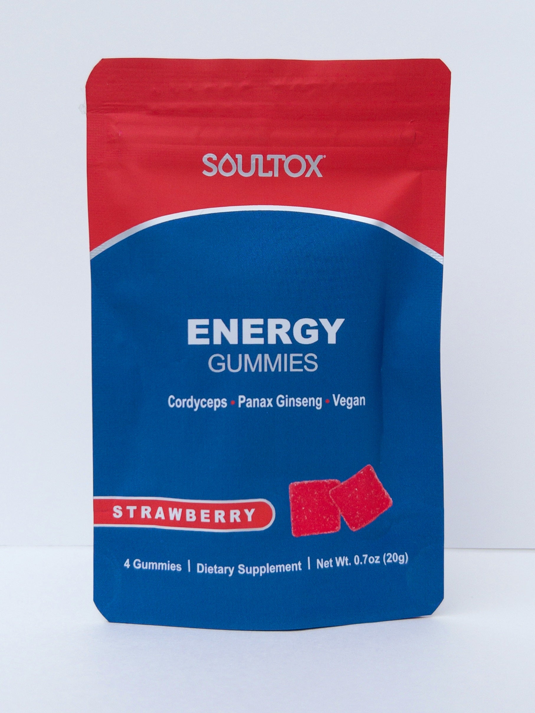 Soultox ENERGY Mushroom Gummies With Ginseng