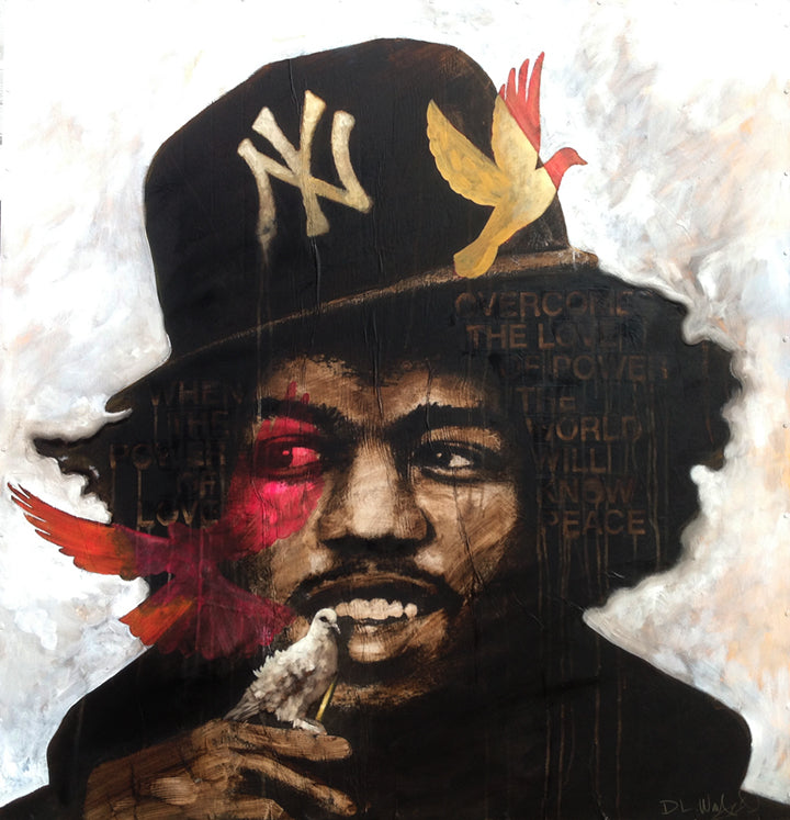 A Little Bird Whispered - Canvas &amp; Paper Giclee