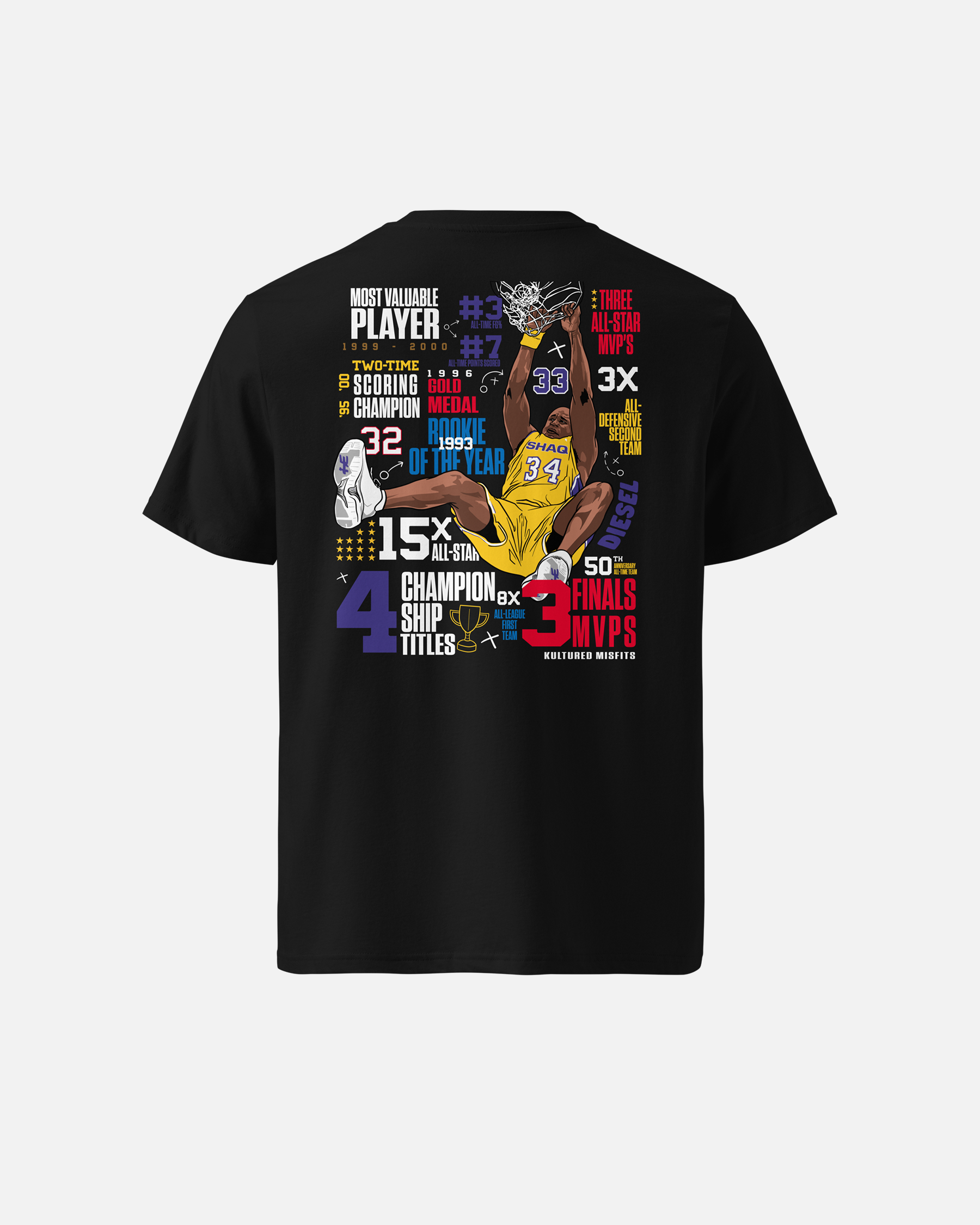KM X SHAQ: ALL the ACCOLADES T-SHIRT