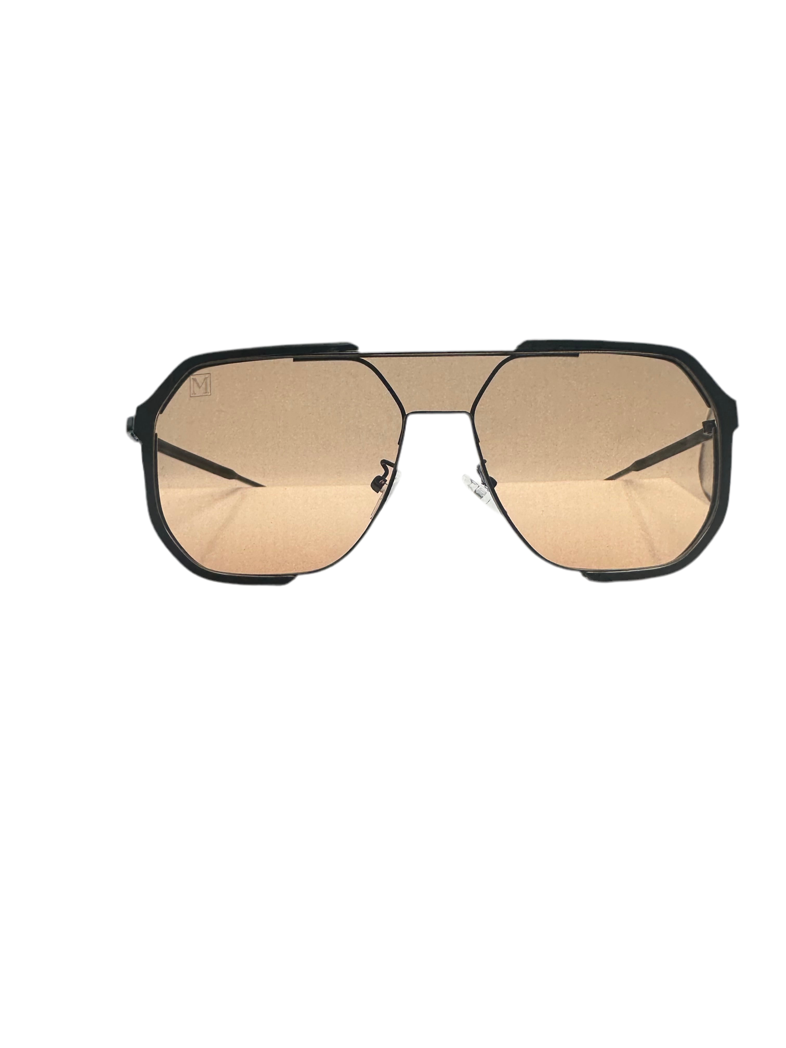 Abidjan Gold Aviator Sunglasses